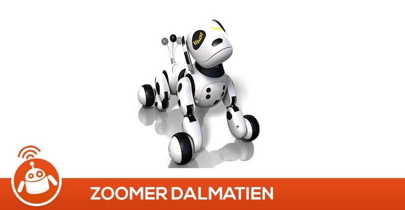zoomer 2.0 chien robot dalmatien animal interactif