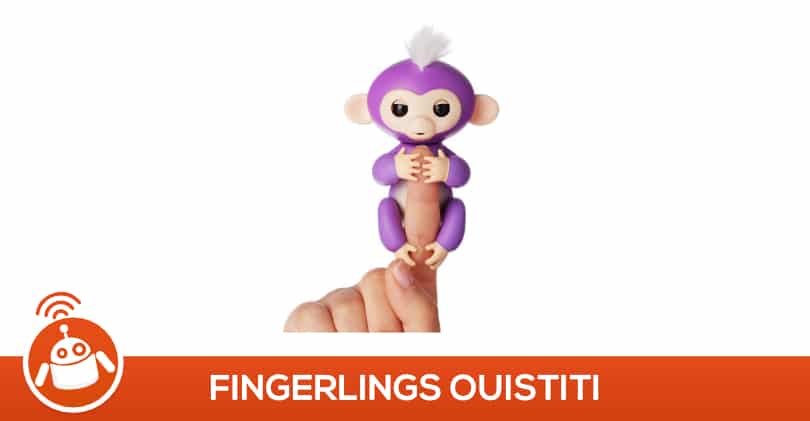 Fingerlings ouistiti violet bébé singe interactif de 12cm